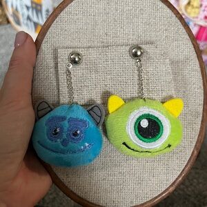 Monsters Inc. earrings - Mike & Sulley